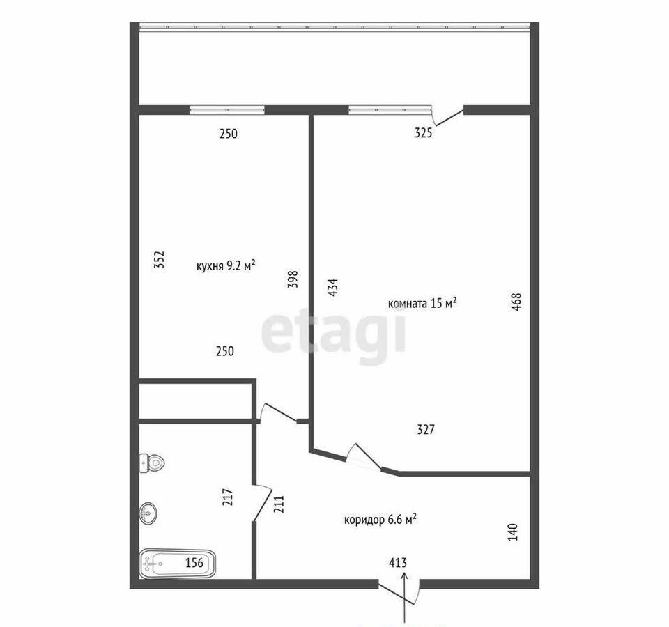 квартира г Екатеринбург р-н Октябрьский ул. Авиаторов, 10 фото 7