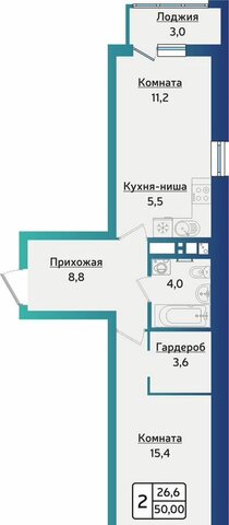квартира р-н Индустриальный ул 40 лет Победы 119 фото