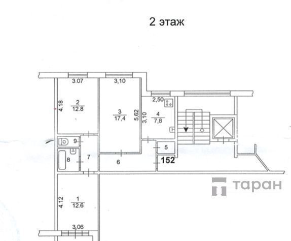 квартира г Челябинск р-н Калининский ул Молодогвардейцев 65а фото 25