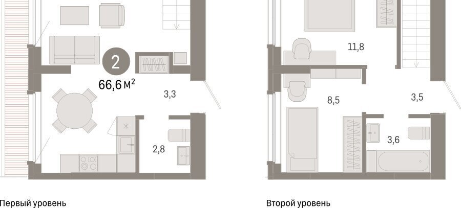 квартира г Екатеринбург Чкаловская ЖК Брусника в Академическом фото 2