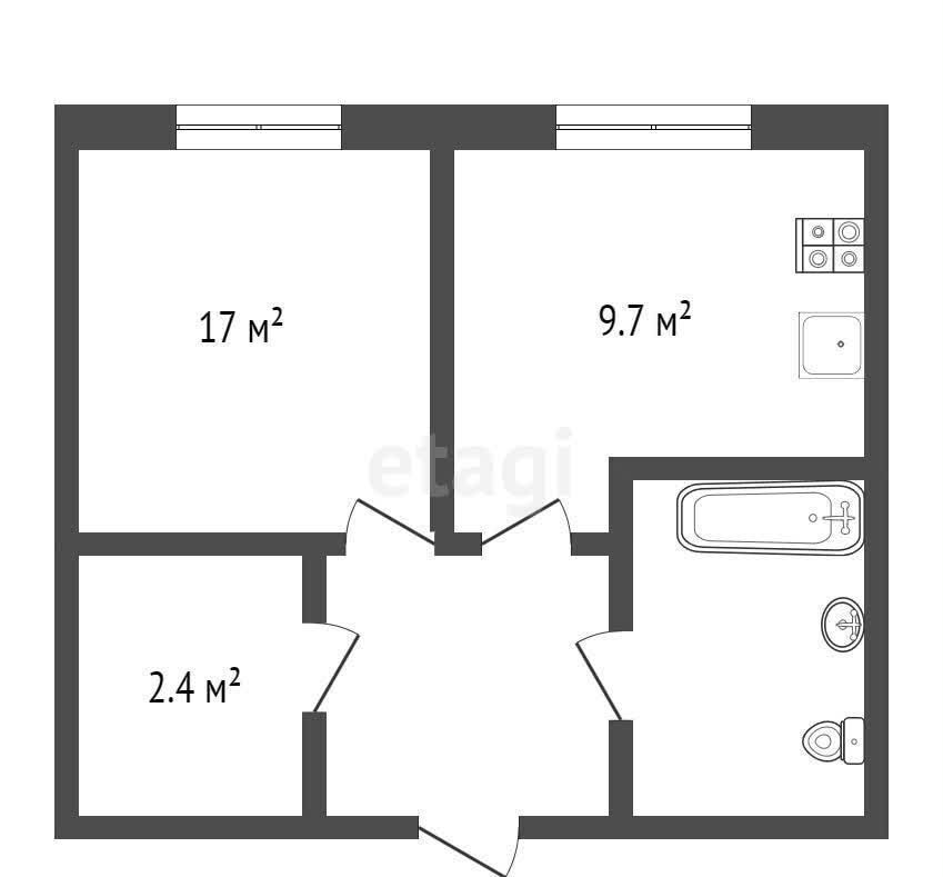 квартира г Обнинск пр-кт Ленина 221 фото 18