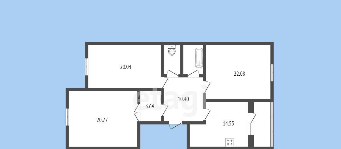 квартира г Черкесск ул Космонавтов 43г фото 2