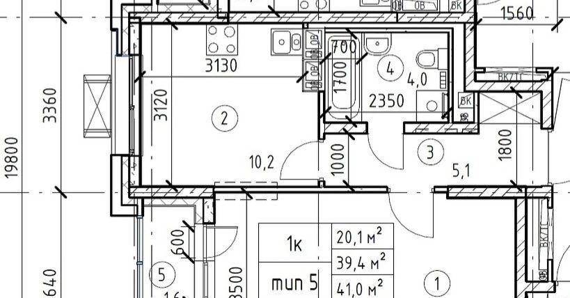 квартира г Москва метро Академическая ул Кедрова 16к/3 фото 13