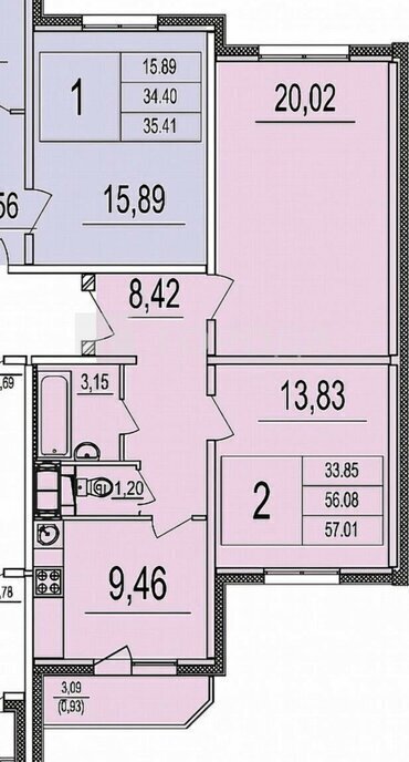 квартира г Домодедово мкр Южный ул Курыжова 1к/1 фото 21