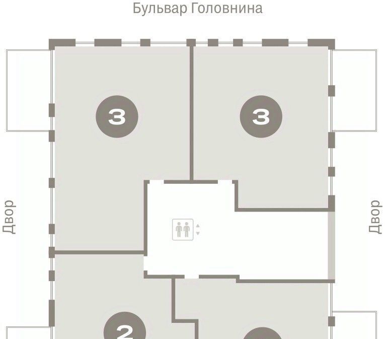 квартира г Санкт-Петербург метро Василеостровская Северный Ветер жилой комплекс фото 2