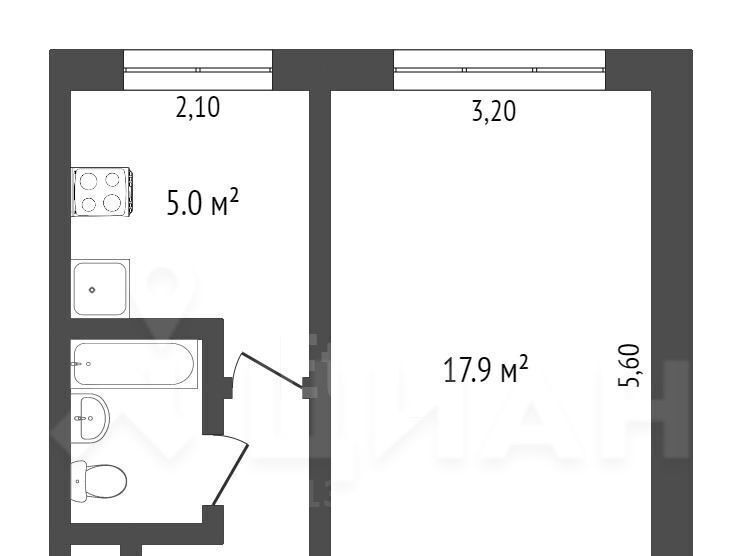 квартира г Саратов р-н Фрунзенский ул им Емлютина Д.В. 49 фото 2