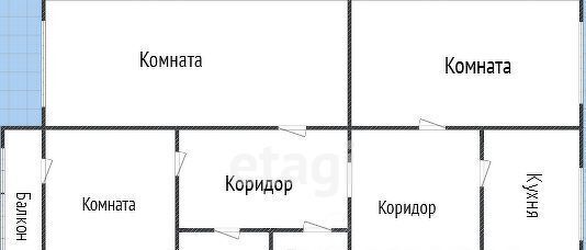 квартира г Курск р-н Сеймский пр-кт Ленинского Комсомола 75 фото 2