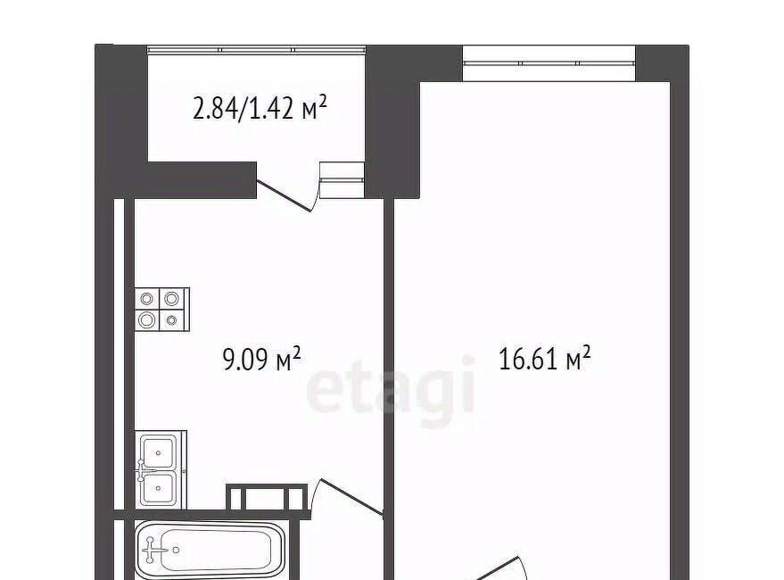 квартира г Ярославль р-н Заволжский ул Красноборская 32к/2 фото 2
