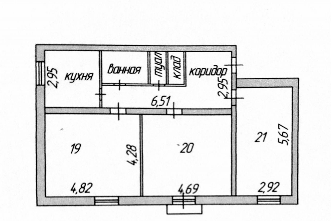 квартира г Сарапул Центральный район ул Гагарина 35 фото 16