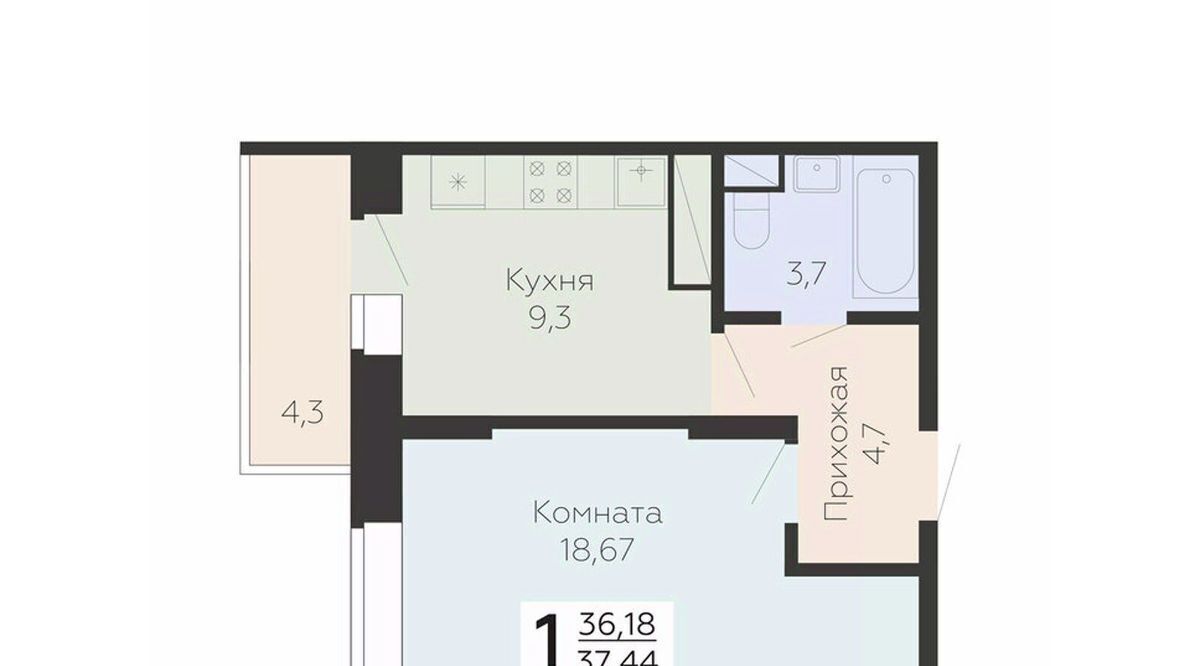 квартира г Подольск микрорайон Красная Горка ул Садовая 3к/1 Силикатная фото 1