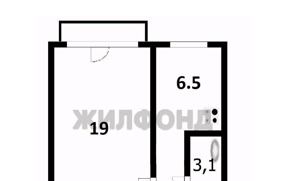 квартира г Новосибирск Затулинский ул Зорге 239 Площадь Маркса, жилмассив фото 16