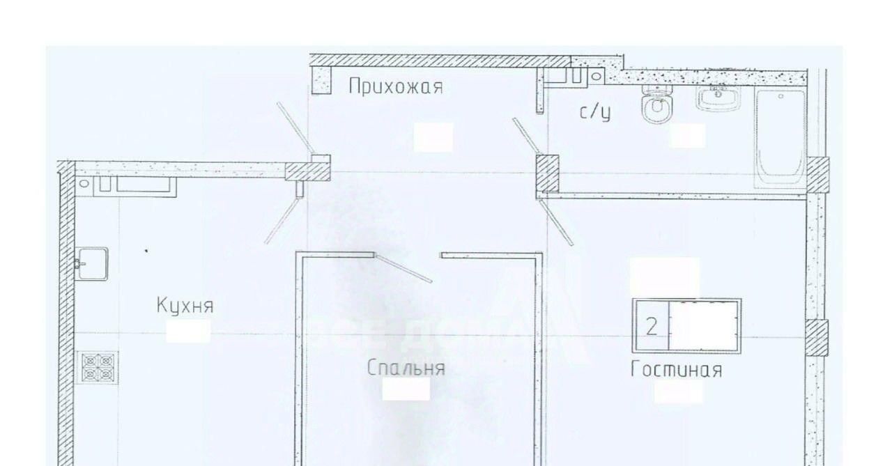 квартира г Ставрополь р-н Промышленный ул Доваторцев 86ак/1 фото 13