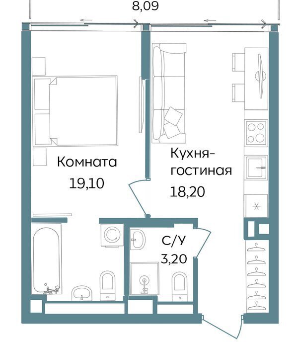 квартира г Саки курортный кластер Темпо фото 1