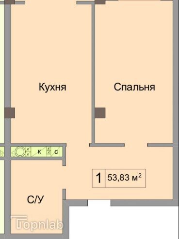 квартира г Нальчик улица Героя России Т. М. Тамазова, 5 фото 1