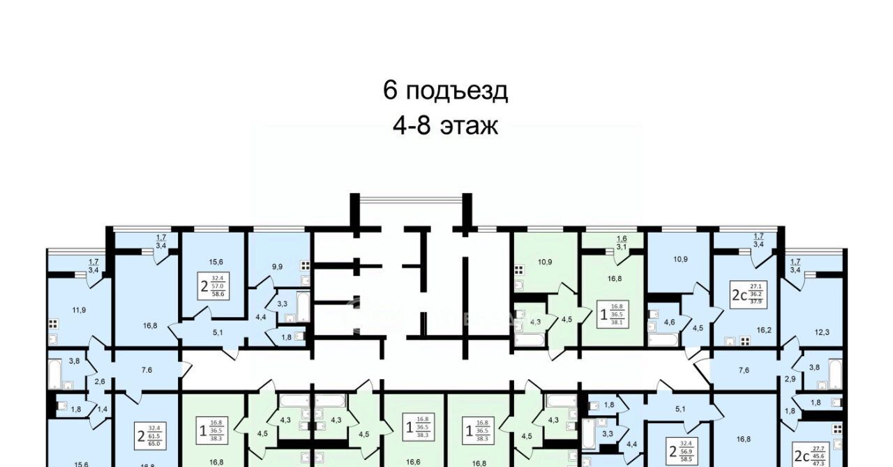 квартира г Воронеж р-н Центральный ул Пескова 8 фото 25