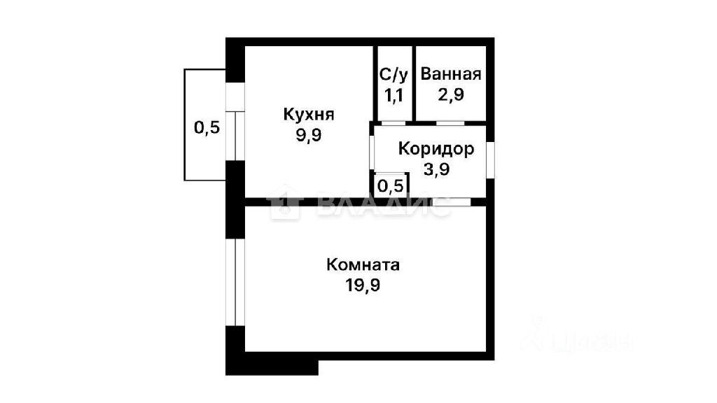квартира г Москва метро Борисово ул Борисовские Пруды 16к/6 фото 17