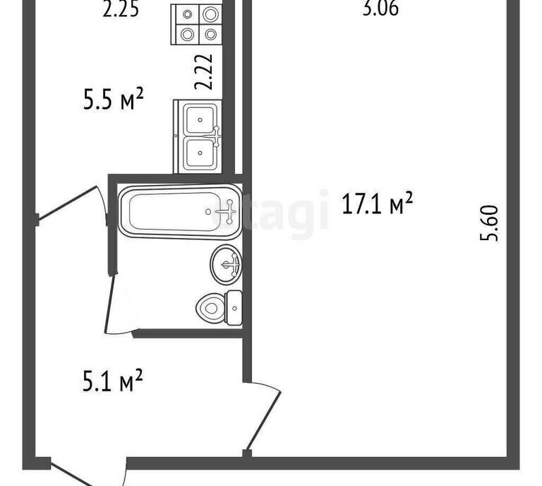 квартира г Петропавловск-Камчатский ул Кирдищева 12 фото 12