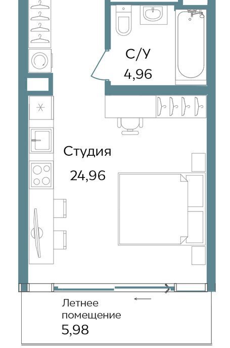 квартира г Саки курортный кластер Темпо фото 1