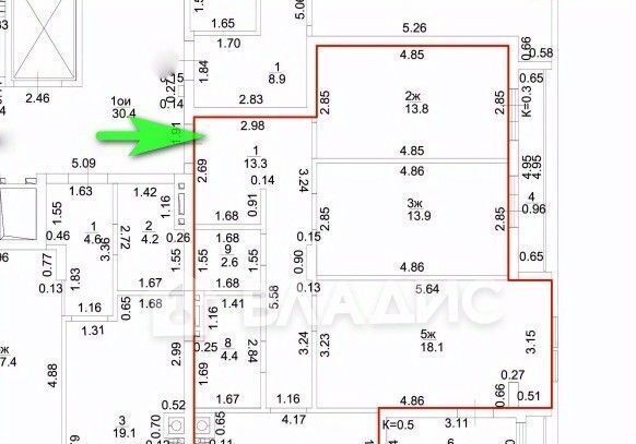 квартира г Калининград р-н Центральный ул Менделеева 11 фото 29
