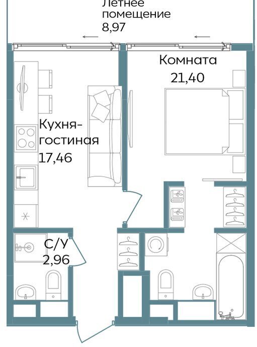 квартира г Саки курортный кластер Темпо фото 1