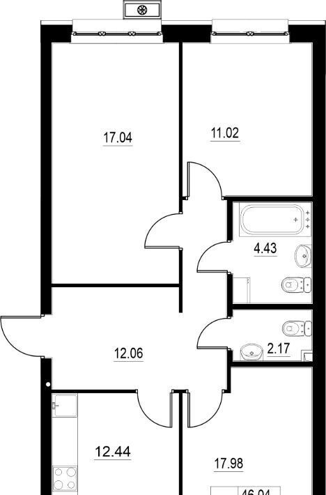 квартира г Казань ул Михаила Миля 9 Казань, Северный Вокзал фото 1