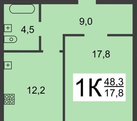 квартира г Нижний Новгород Пролетарская ул Горная 11к/4 фото 2