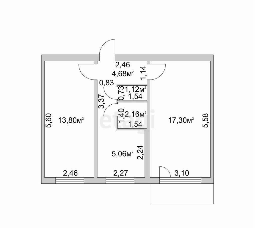 квартира г Иркутск р-н Октябрьский ул Байкальская 203 фото 21