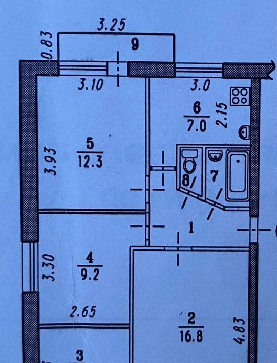 квартира г Омск р-н Кировский ул Авиагородок 7а фото 1
