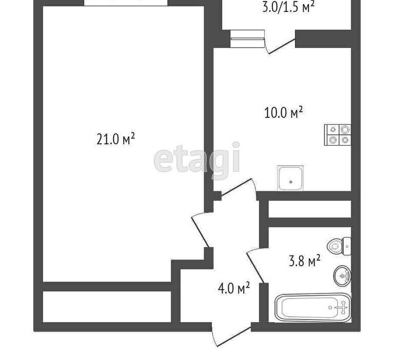 квартира г Москва метро Сходненская ул Вилиса Лациса 38к/2 фото 1
