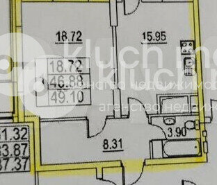 квартира г Казань метро Горки ул Хусаина Мавлютова 17ек/1 фото 18