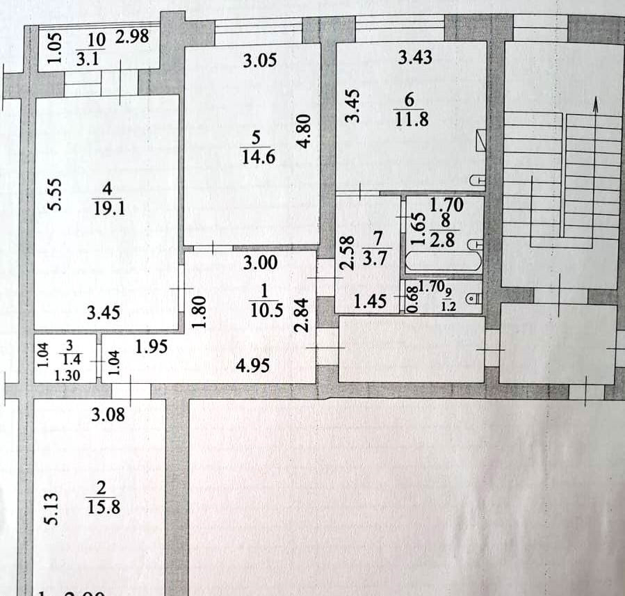 квартира р-н Новокубанский г Новокубанск ул Ленина 28/1 фото 18