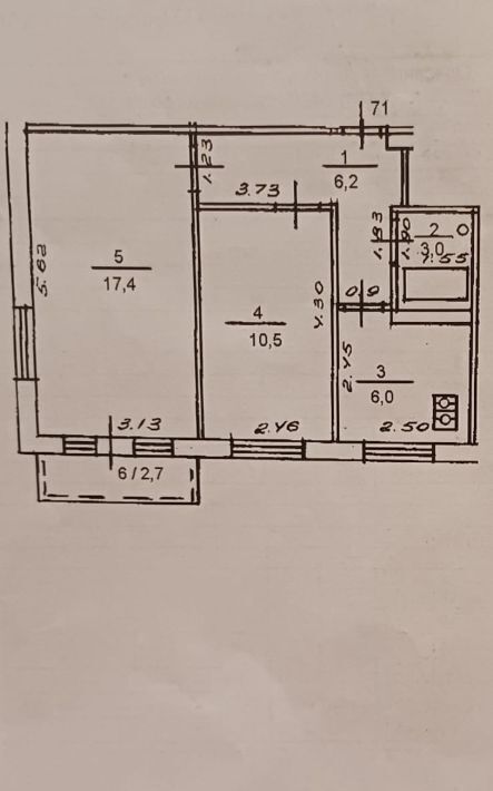 квартира г Уфа р-н Октябрьский ул Рихарда Зорге 52 фото 3