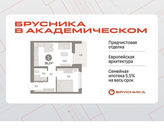 Чкаловская Академический ЖК Брусника в Академическом фото