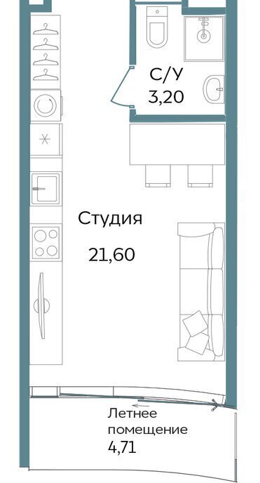 квартира г Саки TEMPO курортный кластер Темпо фото 1