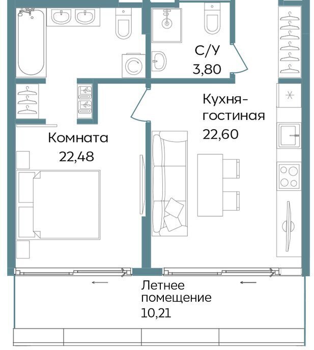 квартира г Саки TEMPO курортный кластер Темпо фото 1