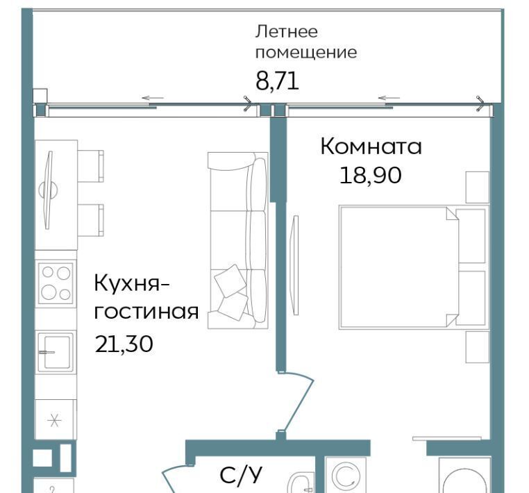 квартира г Саки ул Морская TEMPO фото 1