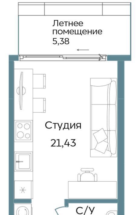 квартира г Саки ул Морская TEMPO фото 1