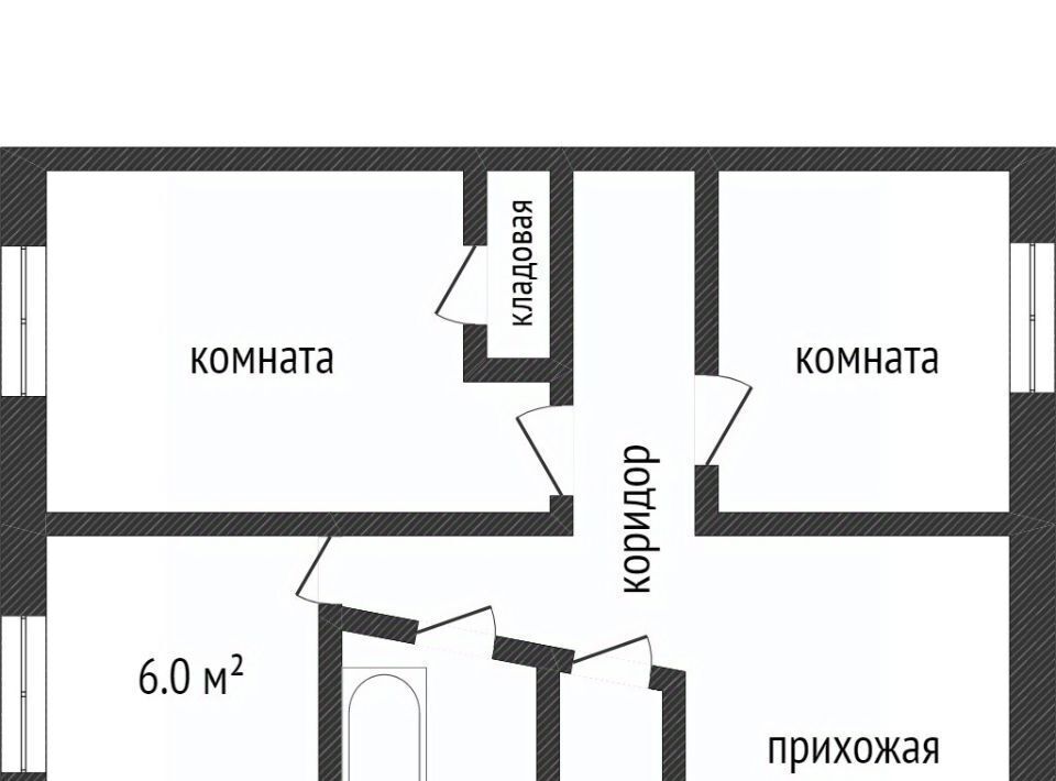 квартира г Шебекино ул Свободы 2 фото 2