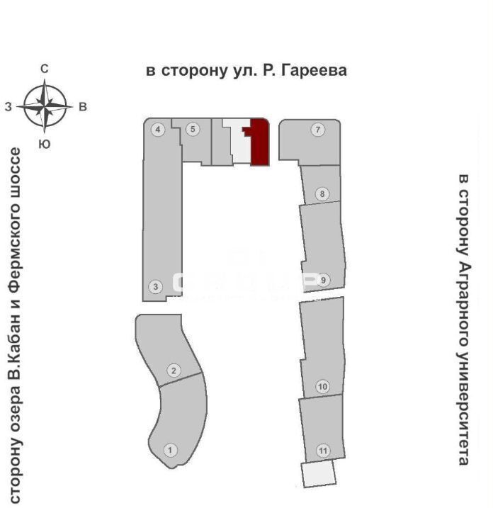 свободного назначения г Казань р-н Приволжский ул Рауиса Гареева 76 Республика Татарстан Татарстан фото 3