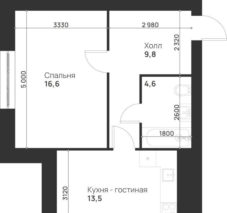 квартира г Тула р-н Привокзальный ул Героев России 2 фото 2