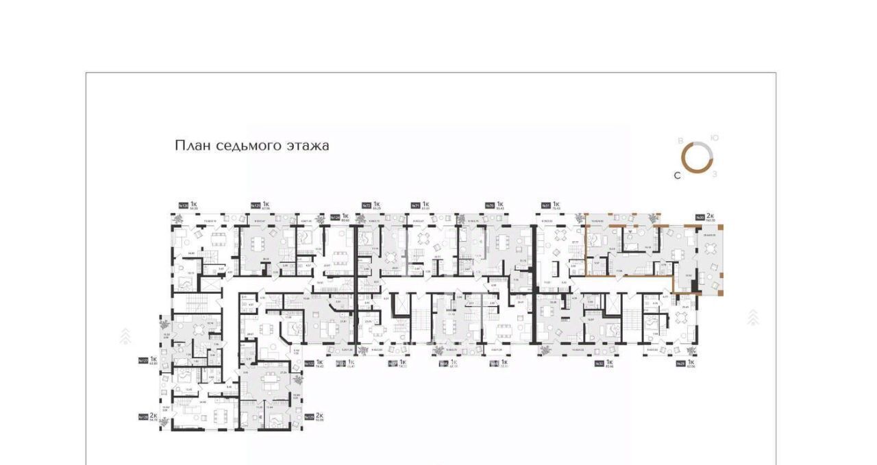 квартира р-н Светлогорский г Светлогорск ул Новая 108/114 ЖК «Гармония» фото 3