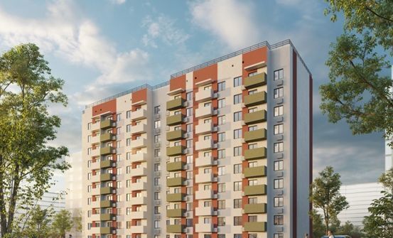 квартира г Курган мкр 16-й квартал «Атмосфера» р-н Заозерный, кв-л 4, стр. 62. 1 фото 2