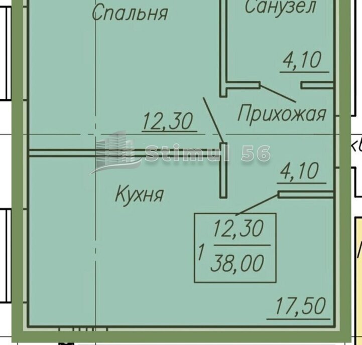 квартира г Оренбург п Ростоши ЖК «Ростоши Премьер» р-н Ленинский фото 1