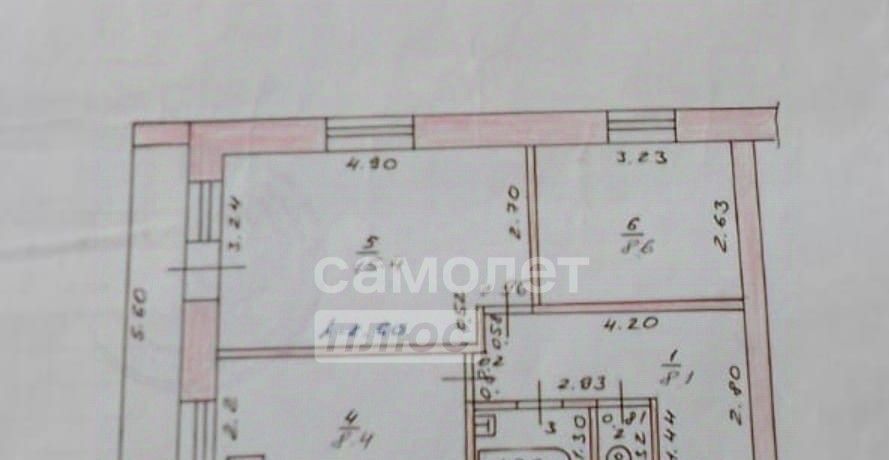 квартира р-н Данковский г Данков ул Грибоедова 18/1 фото 2