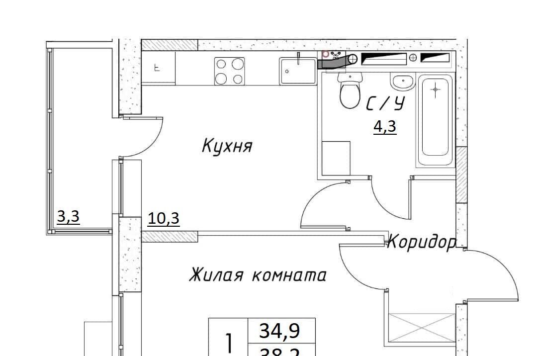 квартира г Дмитров ул Спасская 24 фото 13