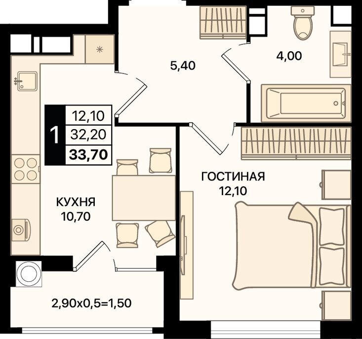 квартира г Ростов-на-Дону р-н Первомайский ЖК «Движение61» фото 1