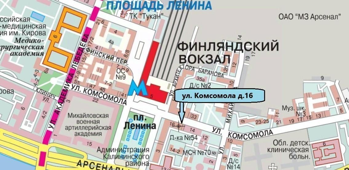торговое помещение г Санкт-Петербург метро Площадь Ленина Выборгская сторона ул Комсомола 16 Финляндский округ фото 8