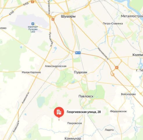 земля Московское шоссе, 18 км, Георгиевская ул., 28, Санкт-Петербург, Павловск фото