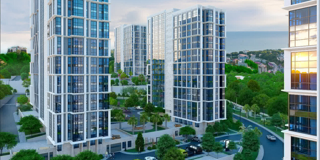 квартира г Сочи микрорайон Бытха Ясногорская улица, 16/6к 3 фото 2