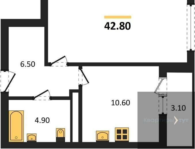 квартира г Воронеж р-н Коминтерновский пр-кт Московский 179/14 ЖК «Задонье» фото 1